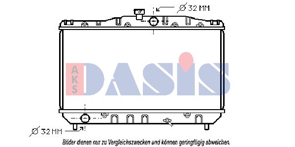 AKS DASIS Radiaator,mootorijahutus 210054N